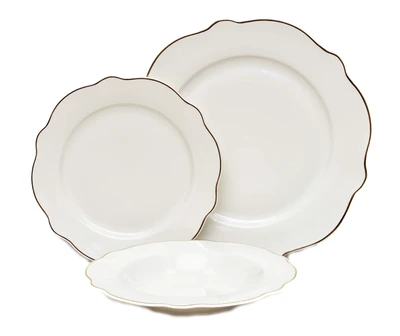 סט צלחות 18 חל' פורצלן ויליאמסבורג